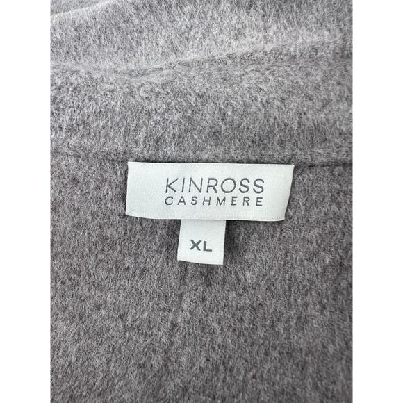 Kinross Wool & Cashmere Blend Notch Collar Button Front Coat - Picture 11 of 16